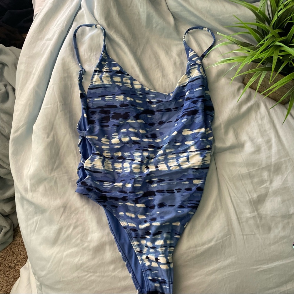 Aerie high leg one piece
